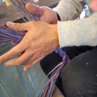 天然藁を使ったカッコいいフレッシュしめ縄