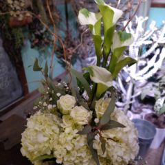 成人式のお祝い花束💐