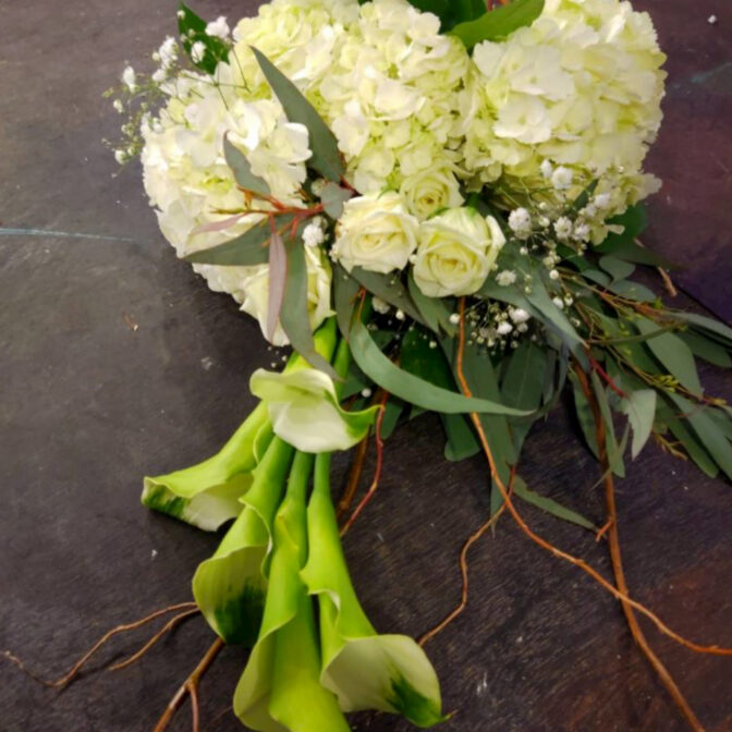 シミズガーデンの2021年1月ギフトブーケ11000円2