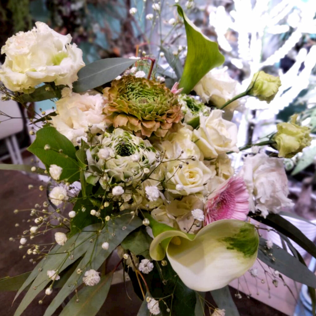 シミズガーデンの2021年1月定期ブーケ5500円