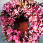 シミズガーデンのパープル系アジサイのリース1