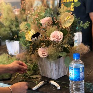 穏やかに、まっすぐに。お花と向き合う時間