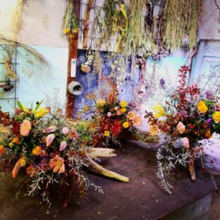 10月のフラワーレッスン前半