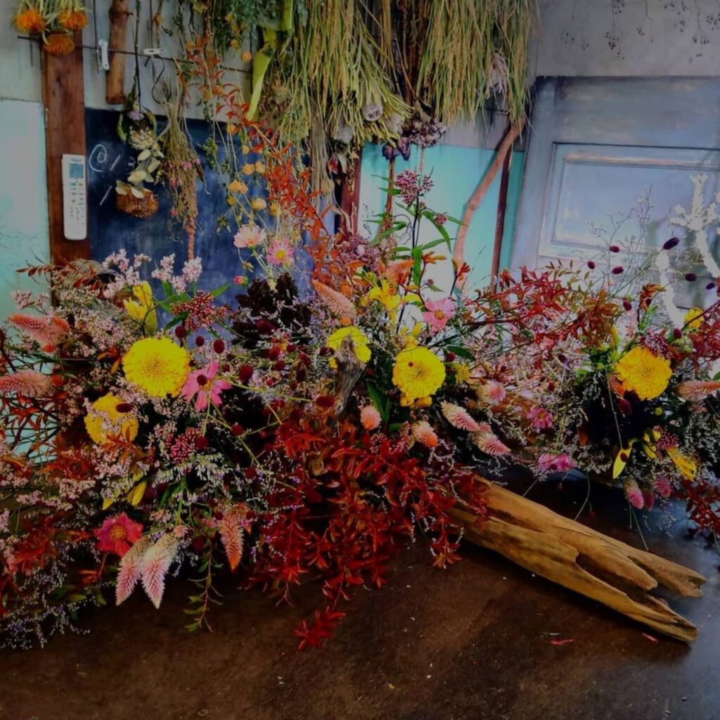 シミズガーデンの10月フラワーレッスン2