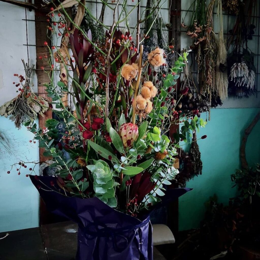 シミズガーデンの2021年10月のギフトアレンジメント11000円1