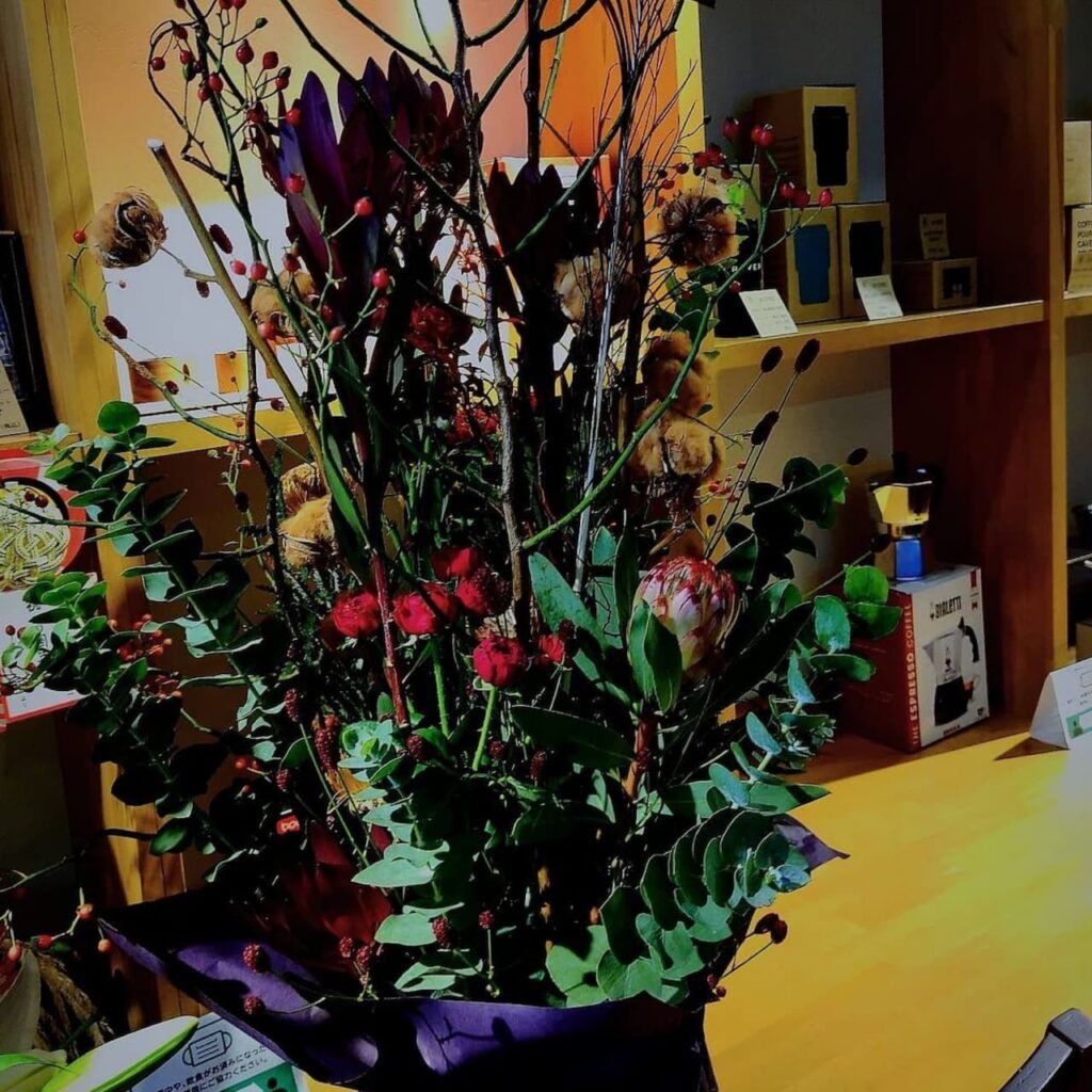 シミズガーデンの2021年10月のギフトアレンジメント11000円2