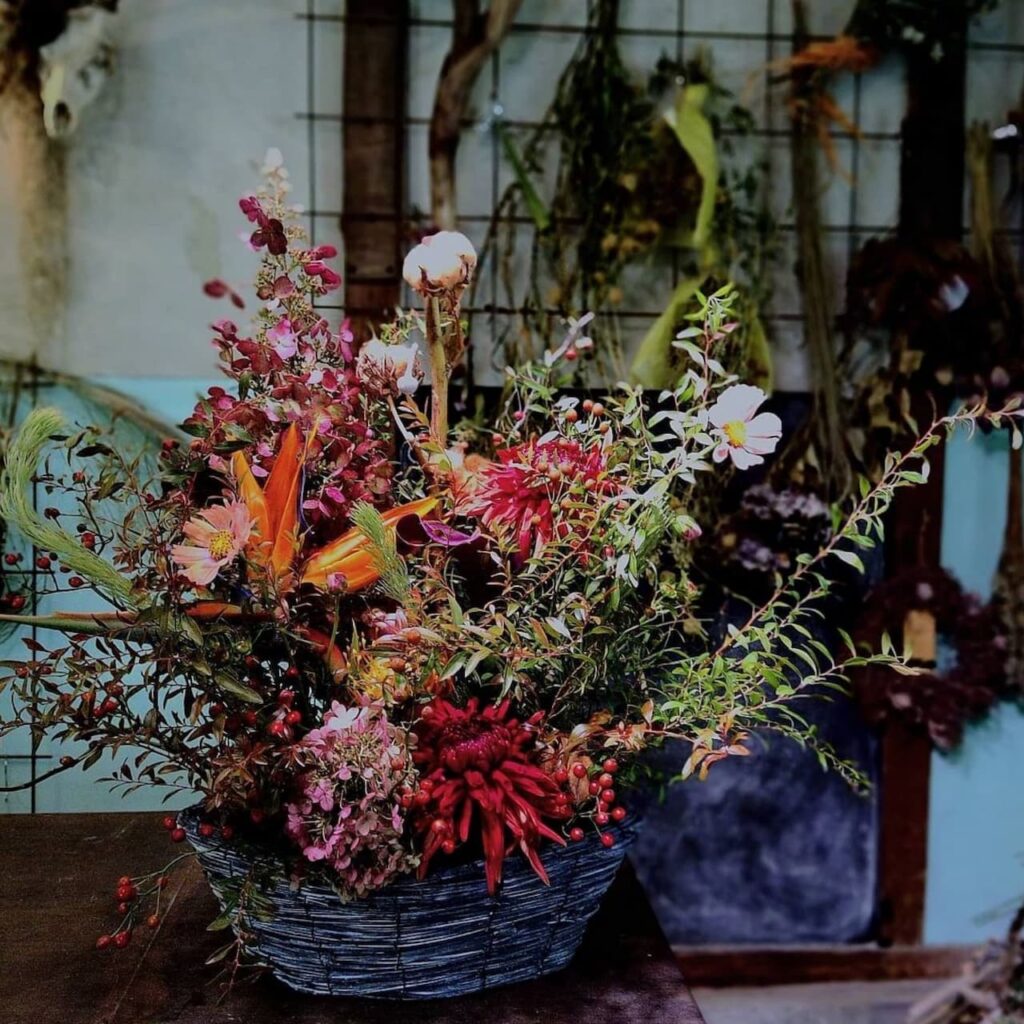 シミズガーデンの2021年10月のギフトアレンジメント6600円1