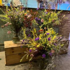 10月のフラワーレッスン後半