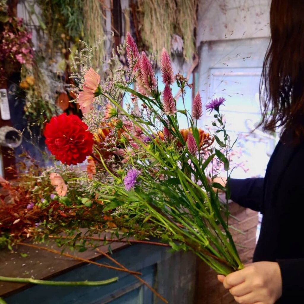 シミズガーデンの10月フラワーレッスン2