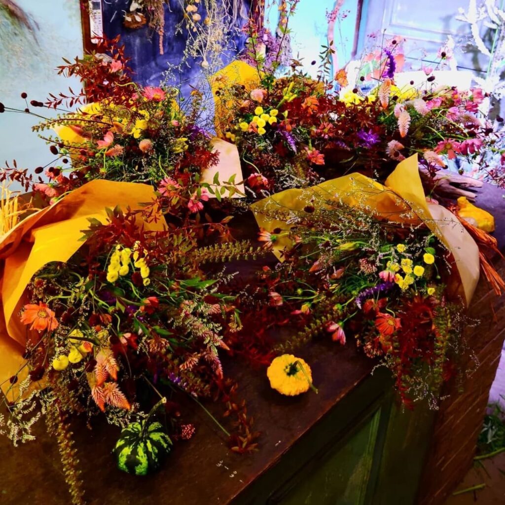 シミズガーデンの10月フラワーレッスン4