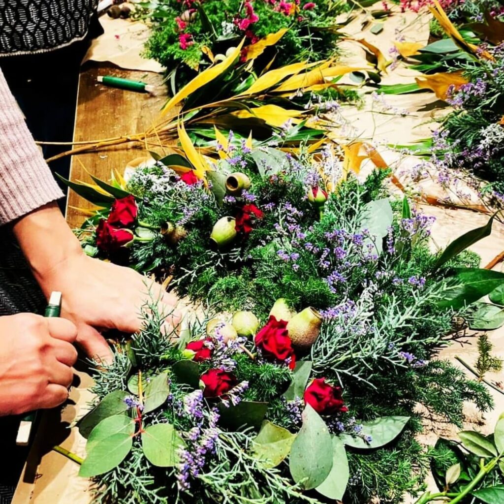 シミズガーデンの2021年11月リースレッスン4