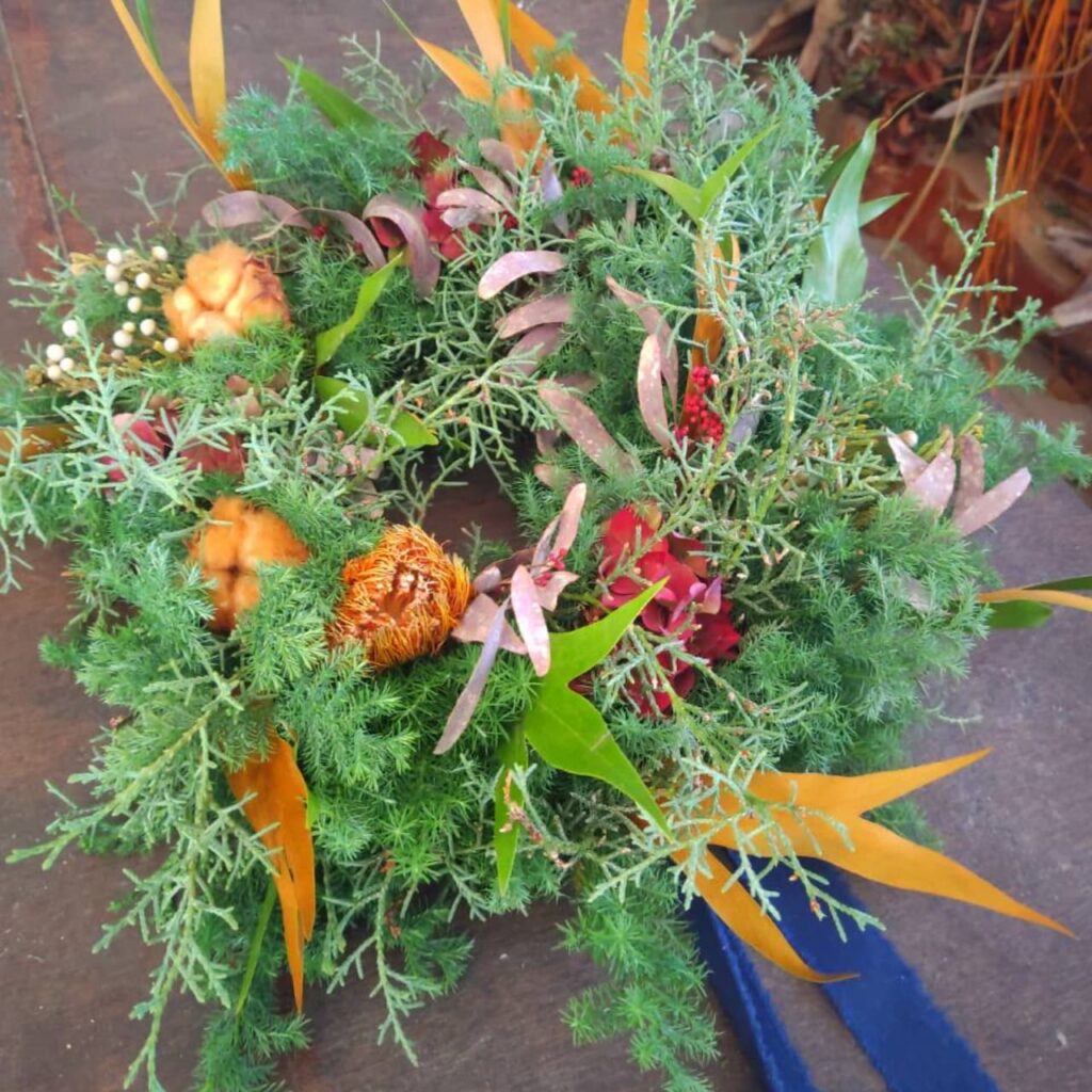 シミズガーデンのフ2021年レッシュクリスマスリース5