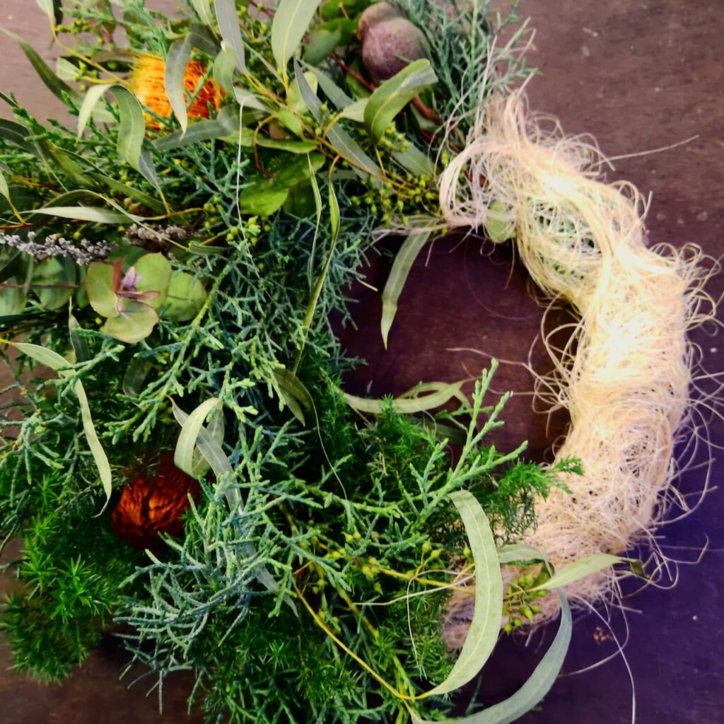 シミズガーデンのフ2021年レッシュクリスマスリース8