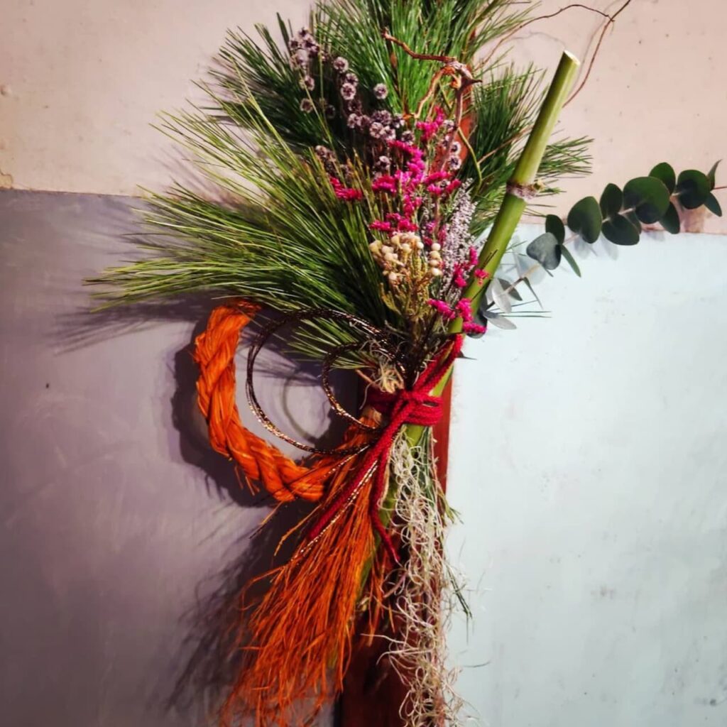 シミズガーデンの2022年フレッシュしめ縄1