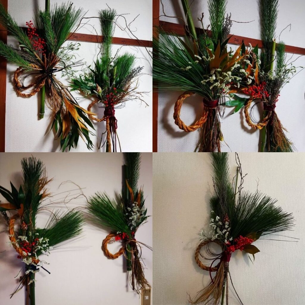 2021年12月のシミズガーデンしめ縄ワークショップ10