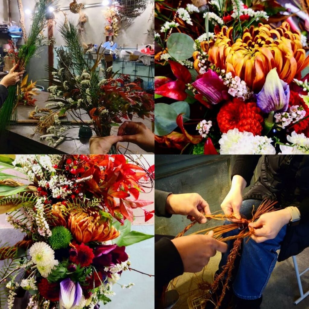 2021年12月のシミズガーデンコースレッスン3