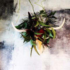 壁面をおしゃれに飾るフラワーオブジェクト