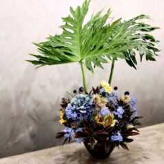 セロームとお花のアレンジメント