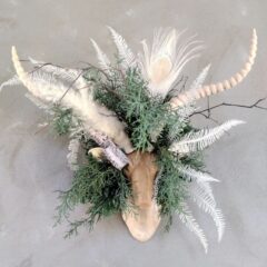 フラワーオブジェの衣替え