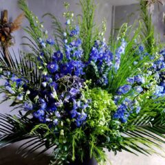 ライブ会場のフラワースタンド