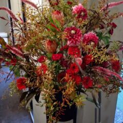 秋のお祝いスタンドフラワー