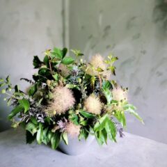 カラーを入れないアレンジメント