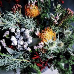 晩秋のフレッシュドライアレンジメント