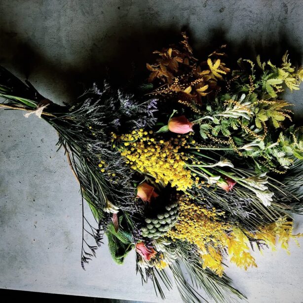 shimizu garden フレッシュフラワースワッグ