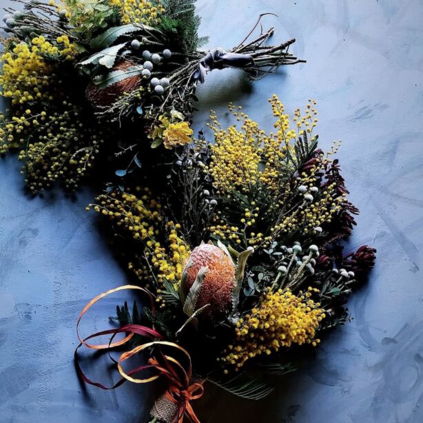 shimizu garden フレッシュフラワースワッグ