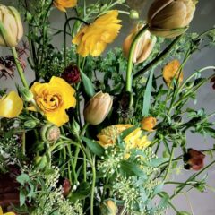 2月の周年お祝いアレンジメント