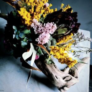 shimizu garden ドライフラワー流木オブジェ