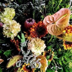 結婚式のお祝いフラワースタンド