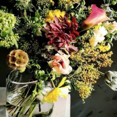 春のお花とミモザのミックスブーケ