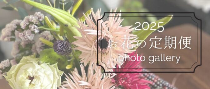 2025年お花の定期便ギャラリー